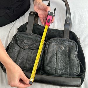 Francesco Biasia woman’s leather/suede shoulder bag